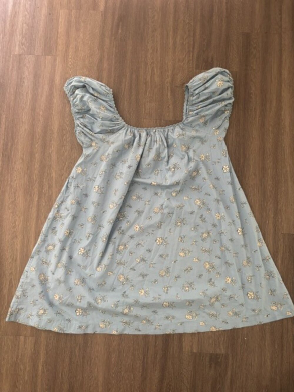 Doen Julie Dress Sky Bouton Blue XS - Picture 3 of 8